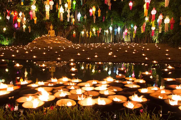 Photo of CHIANG MAI THAILAND-NOVEMBER 7 : Loy Krathong festival in Chiang