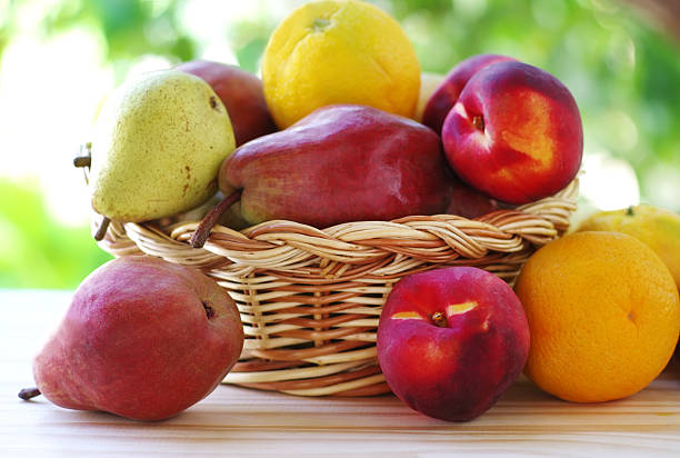 istock fresh fruits in a basket on 526112633