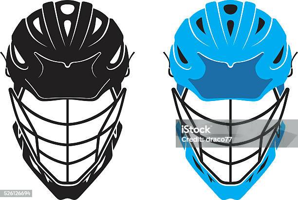 Lacrosse Helmet Stock Illustration - Download Image Now - Lacrosse, Sports Helmet, Work Helmet
