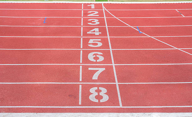 istock Running track for the athletes background 526127412