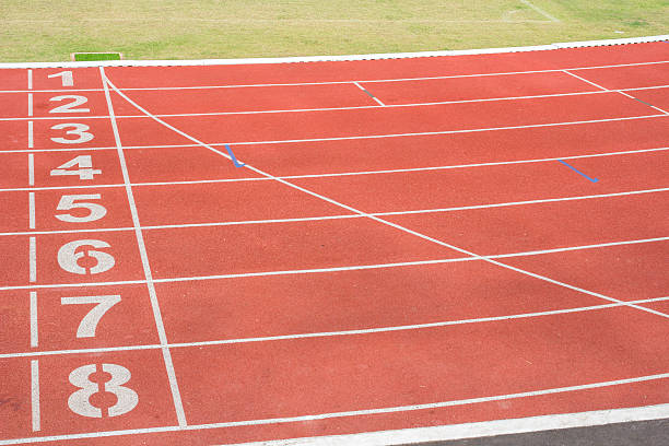 istock Running track for the athletes background 526127502