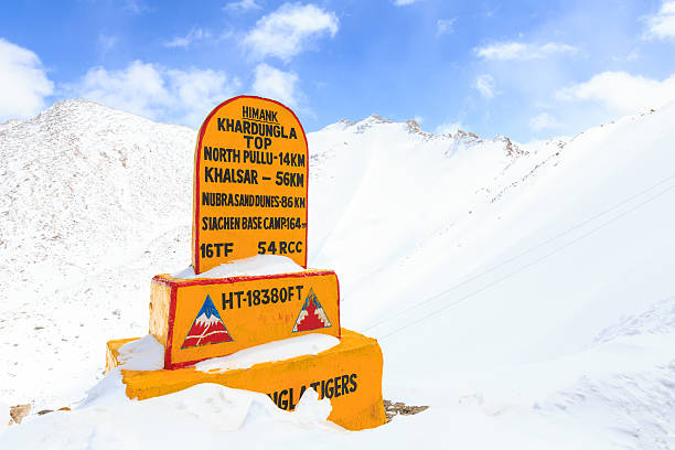 istock Khardung La Top Leh, Ladakh, India 526129584