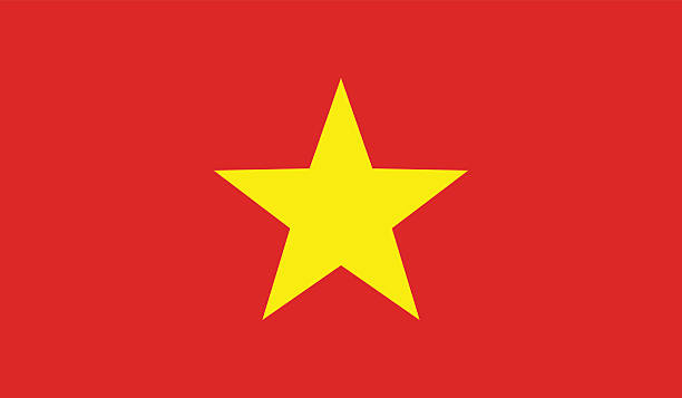 Vietnam flag Vietnam flag vietnam stock illustrations