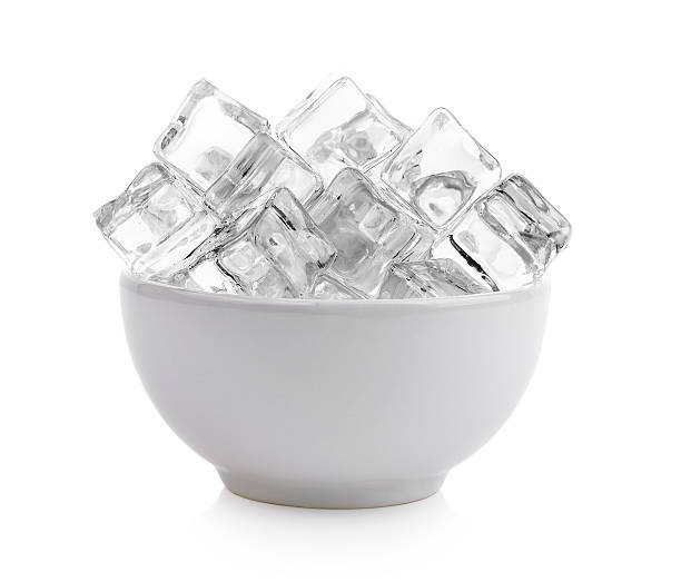 istock ice cubes in the bowl on white background 526131590