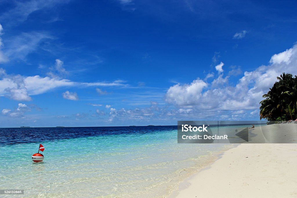 The Beach The perfect Beach Maldives Stock Photo