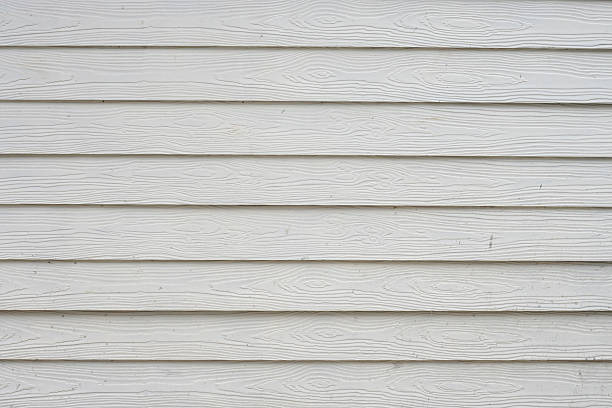 istock Dirty White Outdoor Wood Wall 526135966