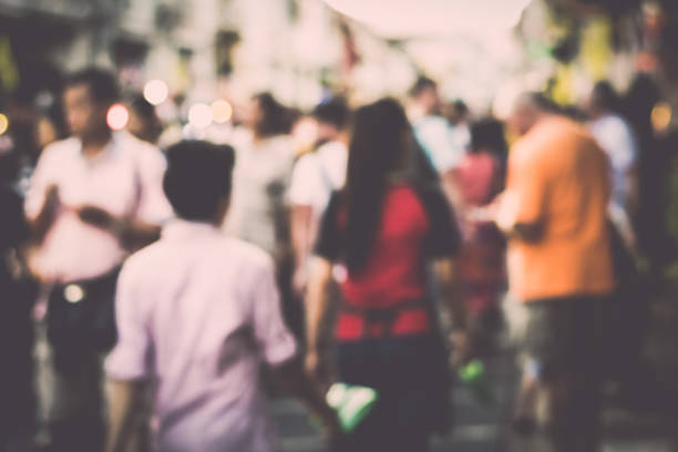 istock Blurred people on the street 526140104