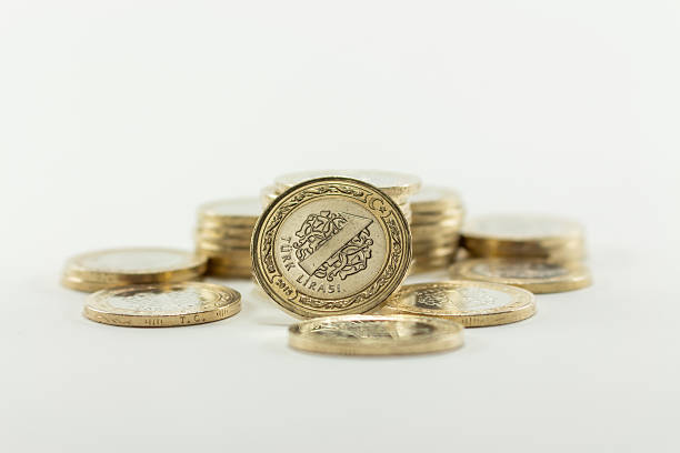 istock Turkish Lira - Iron Money. 1 TL 526145584
