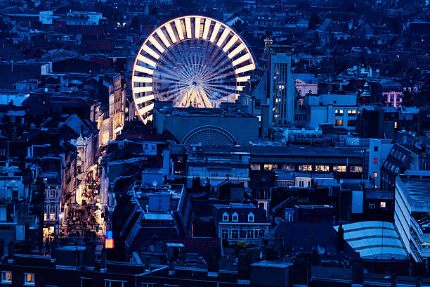 Aerial view of Lille. Lille, Nord-Pas-de-Calais, France