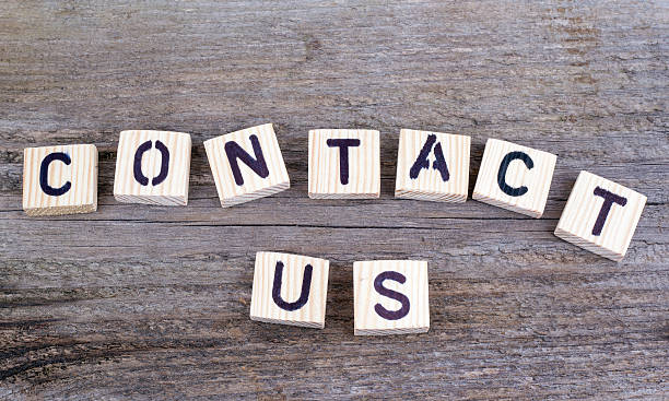 istock Text: Contact us from wooden letters 526150314