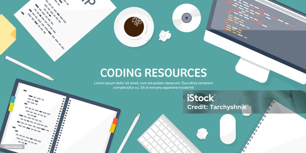 Programming Coding Flat Computing Background Code Hardware Software Web ...