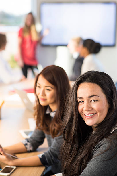 istock she's enjoying her new job 526150827