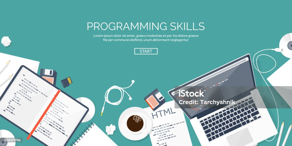 Programming Coding Flat Computing Background Code Hardware Software Web ...