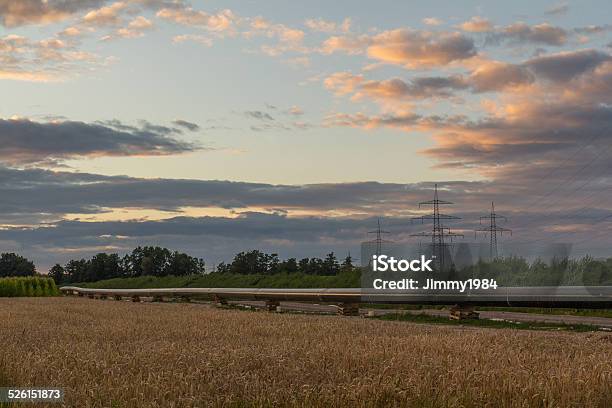 New Gas Pilelines Stock Photo - Download Image Now - Agricultural Field, Air Pollution, Armored Tank