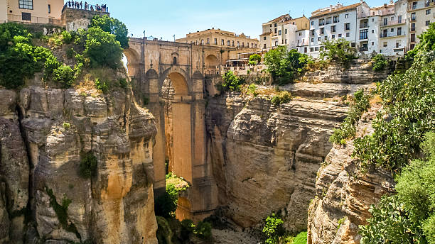 istock view of buildings over cliff in ronda, spain 526152169