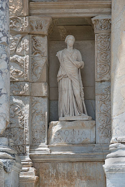istock marble sculpture in Ephesus 526152854