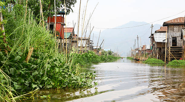 istock Village on lake Inle, Myanmar 526153388