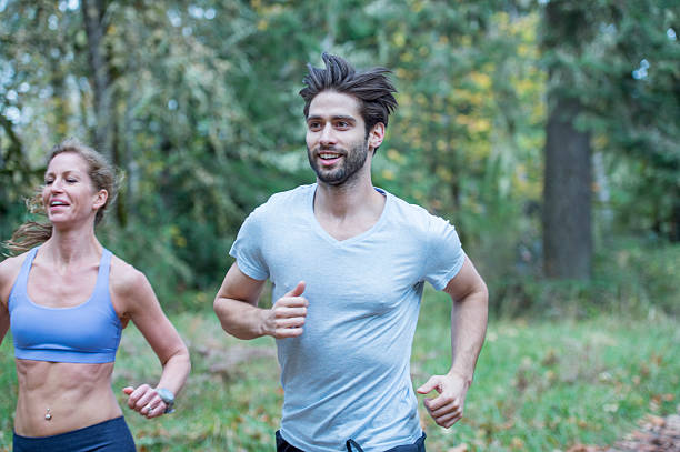 istock Fit Couple Working Out Together 526153594