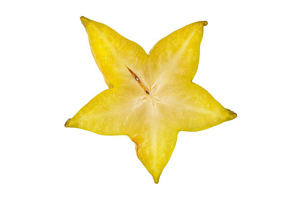 istock Averrhoa carambola starfruit cross-section slice isolated over white background, 526153760