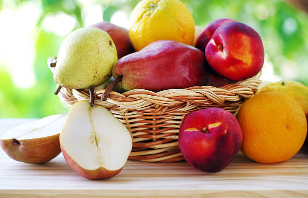 istock fresh fruits in a basket on 526176023