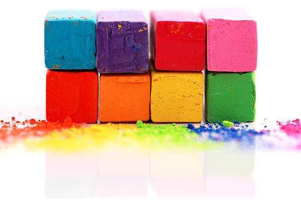istock Colorful pastel chalks. Education, arts,creative, back to school background 526179501