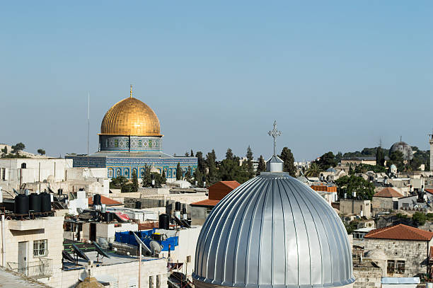 istock tombstone with a view of Jerusalem 526179897