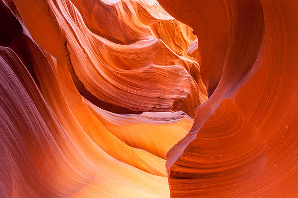 istock Sandstone pattern in lower Antelope canyon, Page, Arizona 526180937