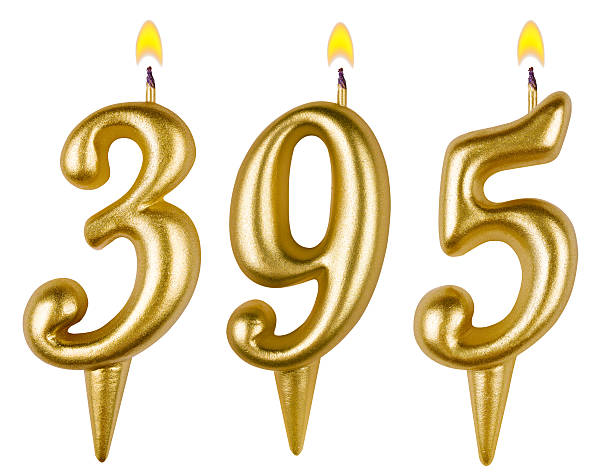 istock candles number three hundred ninety five isolated on white 526181023
