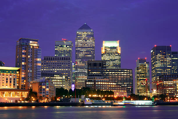 istock London Canary Wharf at night 526181063
