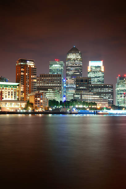 istock London Canary Wharf at night 526181339