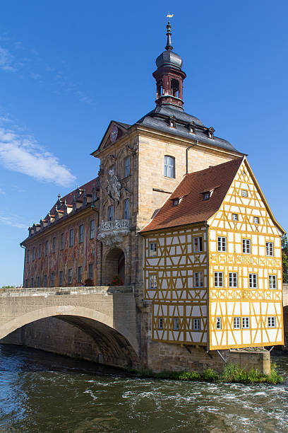 istock Bridge town hall in Bamberg, Bavaria 526196697