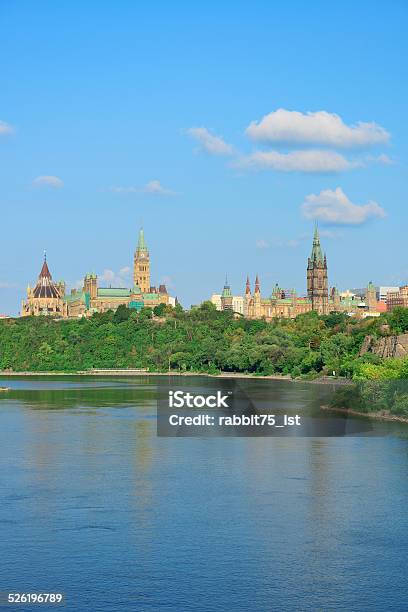 Ottawa Cityscape Stock Photo - Download Image Now - Architecture, Blue, Canada