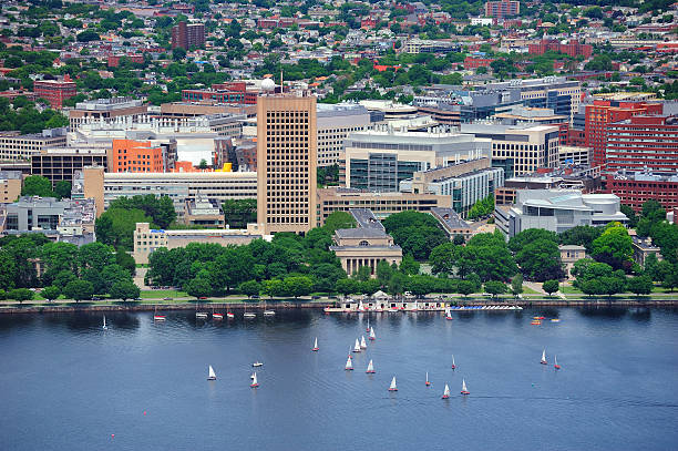 istock Boston city aerial view 526196817