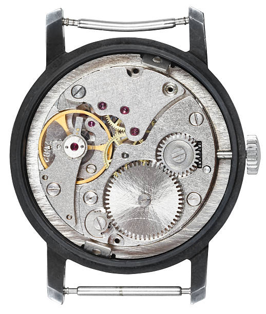 istock steel clockwork of old wristwatch isolated 526200035