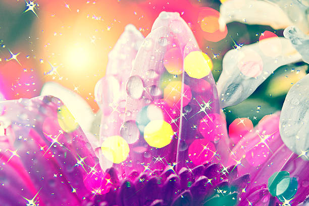 istock flower background with colorful bokeh ,abstract floral spring background 526214575