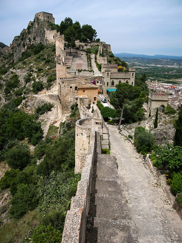 Castle at Jativa, Valencia y Murcia, Spain