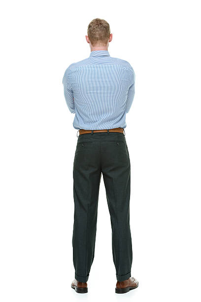istock Rear view of businessman standing 526224177