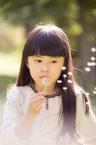 istock The girl blowing dandelion 526225945