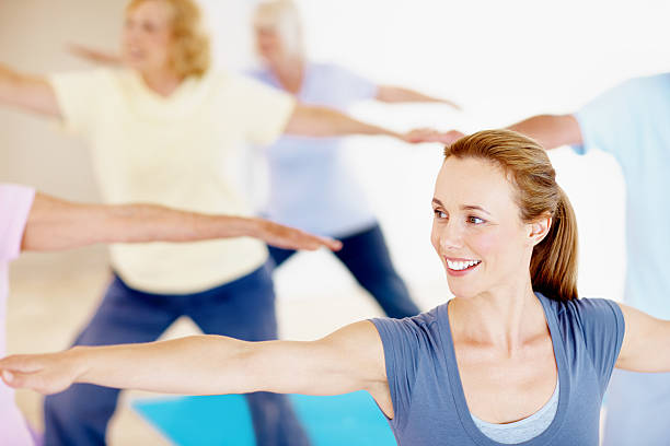 istock Yoga for a healthy and happy life 526226529