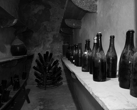 Wine Bottles in the cellar