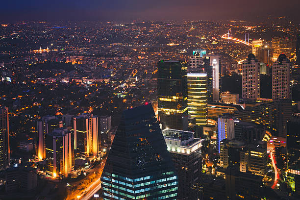 istock Istanbul, Business District, Aerial View 526229321