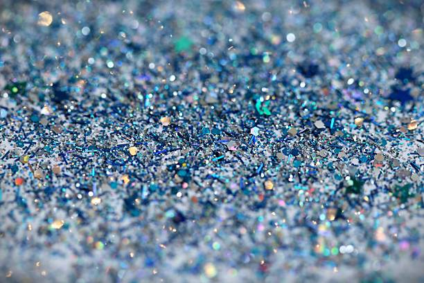 istock Blue Silver Glitter background Holiday Christmas New Year abstract texture 526233101