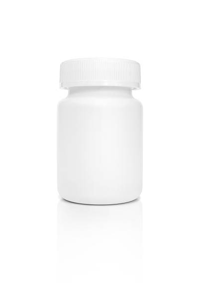 istock White blank supplement bottle isolated on white background 526234597
