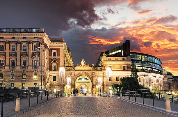 istock Stockholm, Sweden. Riksdag (parliament) building. 526234645