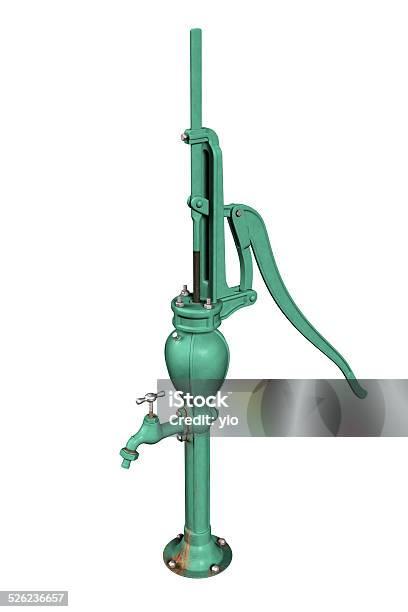 Antique Hand Wate Pump Stock Photo - Download Image Now - Aging Process, Antique, Cold Drink