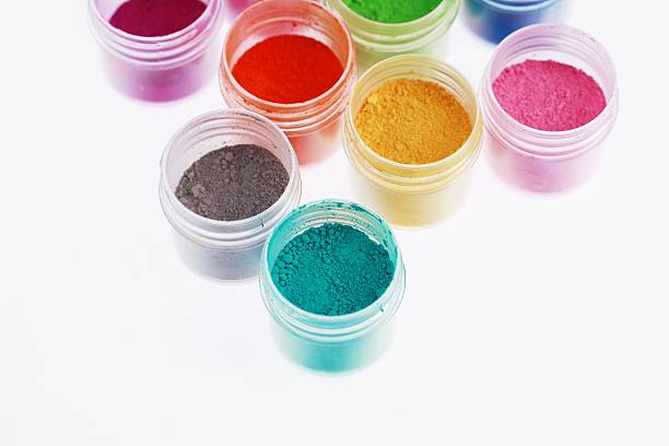 istock Colorful pigments powders. Education, arts, creative, back to school background 526236761
