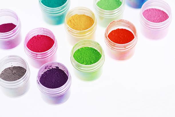 istock Colorful pigments powders. Education, arts, creative, back to school background 526236765