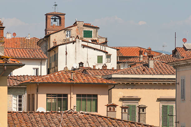 istock Ancient Lucca cityscape, Italy 526237047