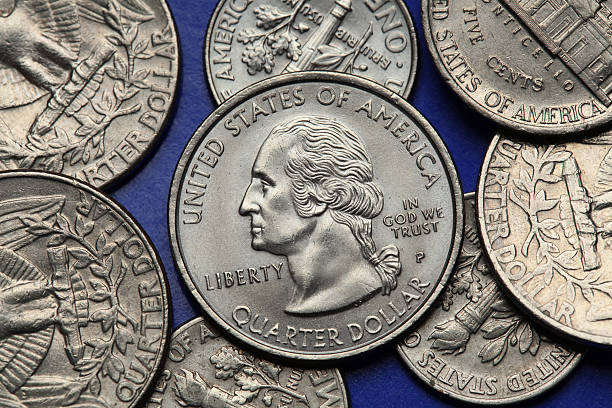 istock Coins of USA. George Washington 526238869