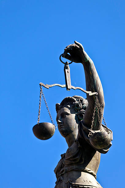 istock Statue of Lady Justice, Justitia in Frankfurt 526239731